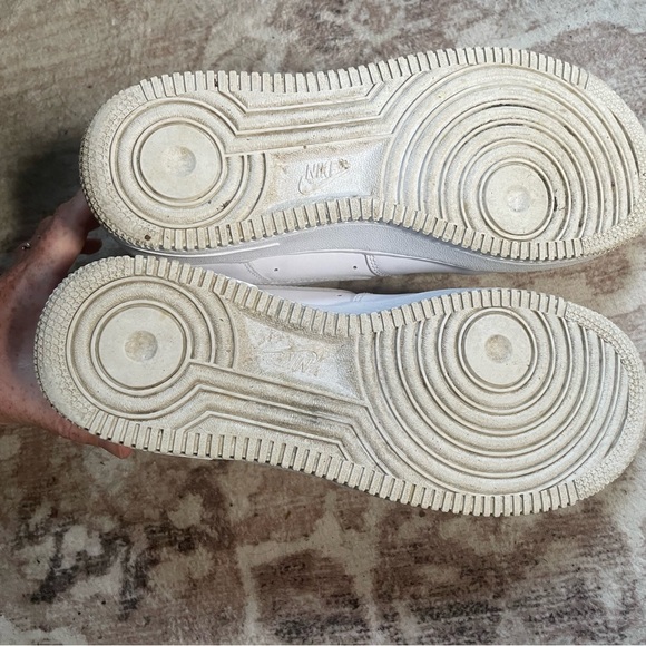 Nike Air Force 1 All-White Sneakers - Picture 5 of 5